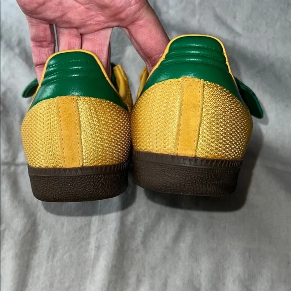 Adidas Samba OG Sneakers Size 9 Yellow Green Excellent Condition - Picture 5 of 14